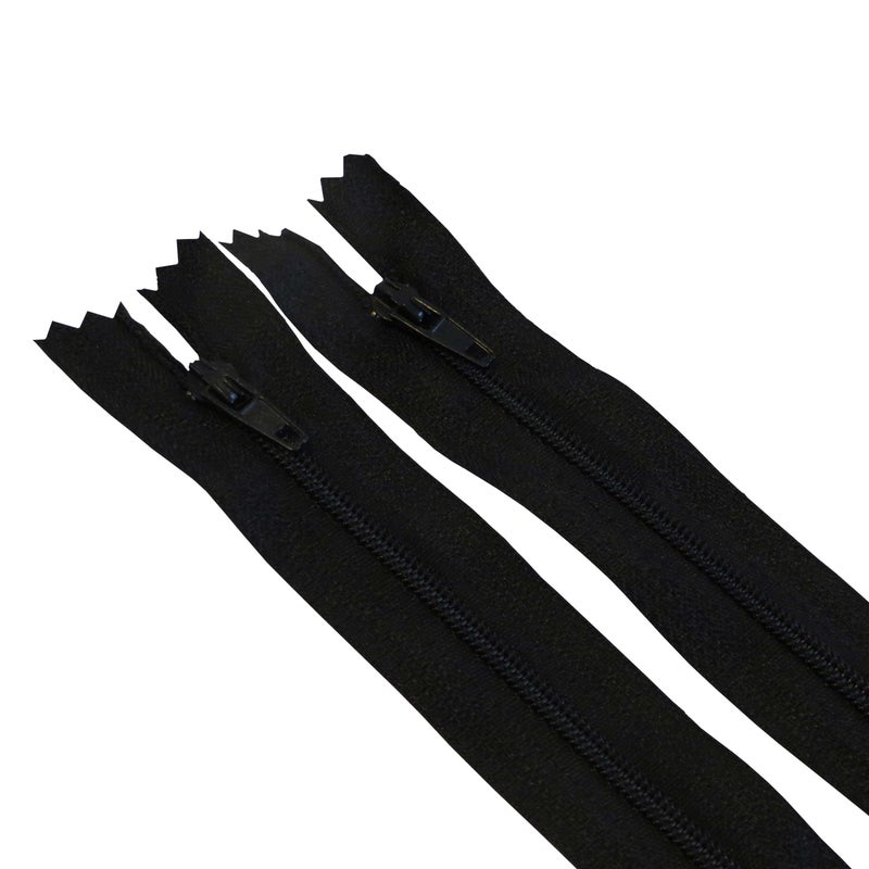 Seeking ROAM Standard Zippers, Nylon Coil, 2 Pieces (Black, 6"" Inch) - Image 1
